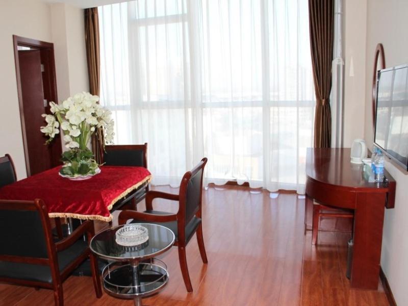 Greentree Inn Tianjin Jinghai Jinqiao International Trade Center Buitenkant foto