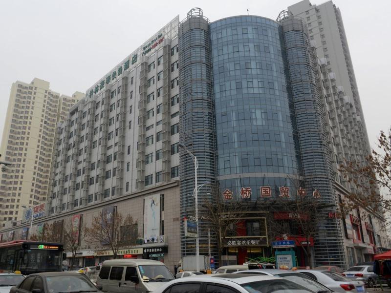 Greentree Inn Tianjin Jinghai Jinqiao International Trade Center Buitenkant foto
